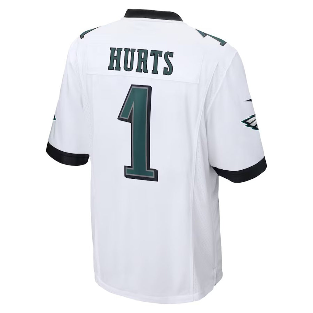 harde P.Eagles #1 Jalen Hurts Player White Game Stitched Jersey