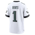 harde P.Eagles #1 Jalen Hurts Player White Home Game Stitched Jerseys