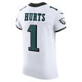 harde P.Eagles #1 Jalen Hurts White Vapor F.U.S.E. Elite Stitched Jerseys