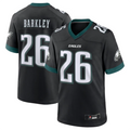 harde P.Eagles #26 Saquon Barkley Black Alternate Game Stitched American Stitched Jerseys