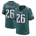 harde P.Eagles #26 Saquon Barkley Player Midnight Green Game Stitched Jerseys