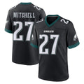 harde P.Eagles #27 Quinyon Mitchell Player Black Game Home Stitched Jerseys