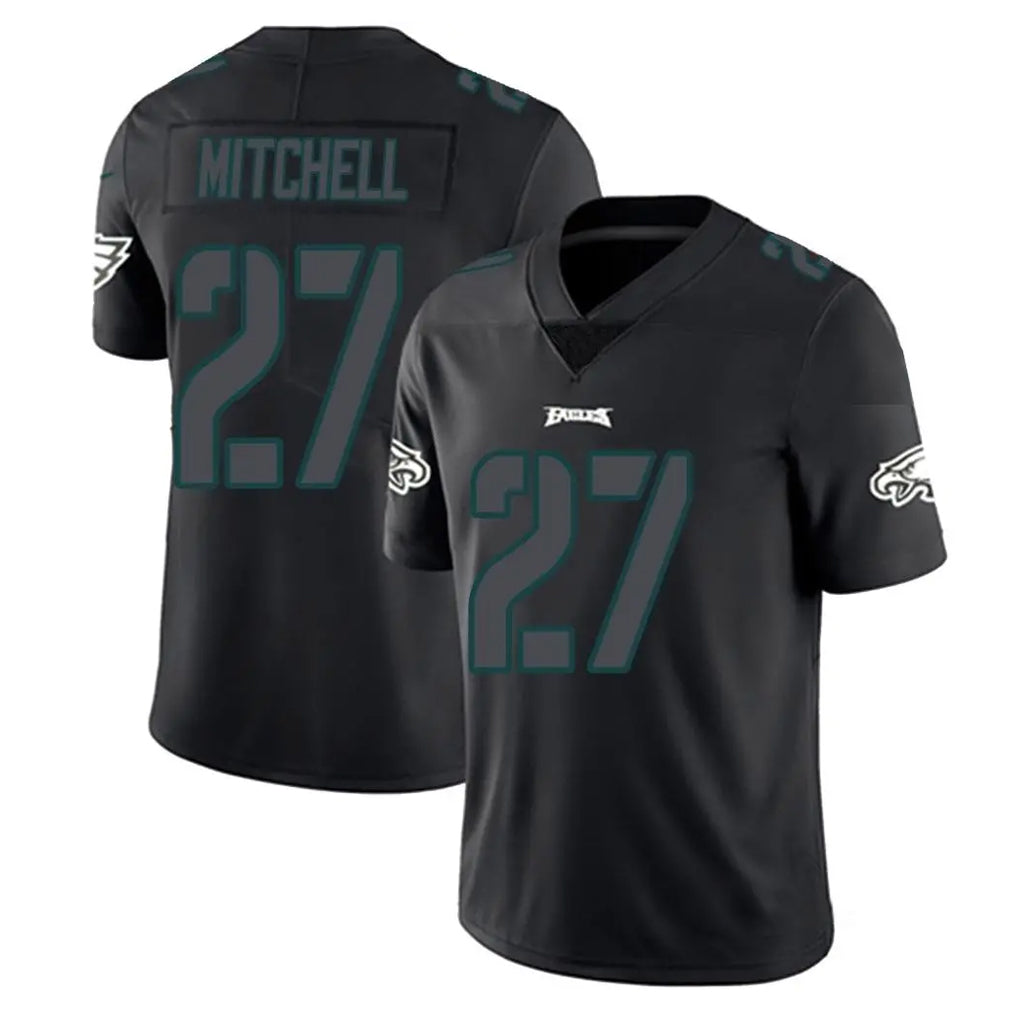 harde P.Eagles #27 Quinyon Mitchell Player Limited Black Impact Home Game Stitched Jerseys