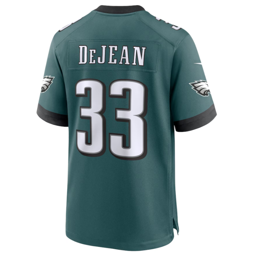 harde P.Eagles #33 Cooper DeJean Green 2024 Draft Alternate Player Game Jersey Stitched American Stitched Jersey