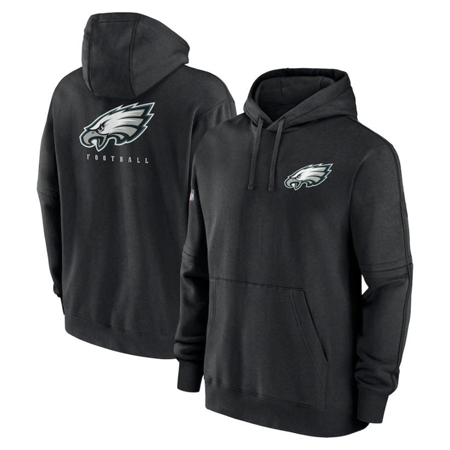 harde P.Eagles #33 Cooper DeJean Player Black Military Hoodie Game Stitched Jerseys