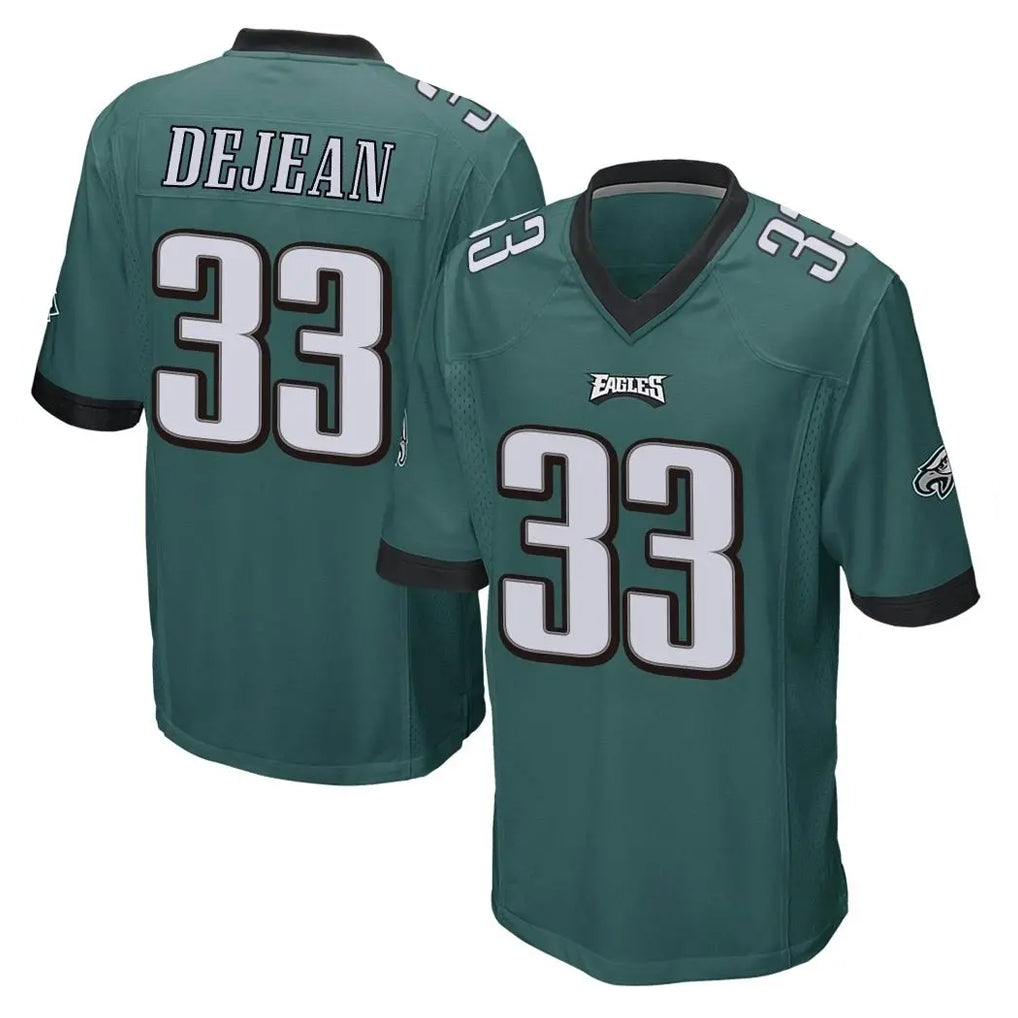 harde P.Eagles #33 Cooper DeJean Player Team Color Green Home Game Stitched Jerseys