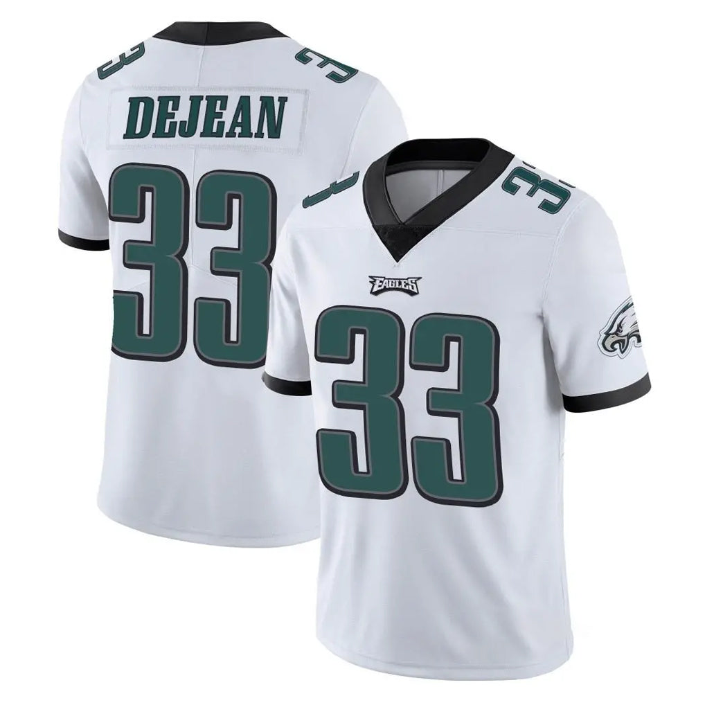 harde P.Eagles #33 Cooper DeJean Player White Limited Vapor Untouchable Home Game Stitched Jerseys