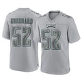 harde P.Eagles #52 Jonathan Greenard Player Gray Atmosphere Fashion Home Game Stitched Jerseys