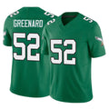harde P.Eagles #52 Jonathan Greenard Player Green Kelly Alternate Vapor F.U.S.E. Home Game Stitched Jerseys