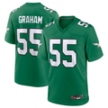 harde P.Eagles #55 Brandon Graham Kelly Green Alternate Game Stitched Jerseys