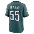 harde P.Eagles #55 Brandon Graham Player Green Stitched Home Game Stitched Jerseys