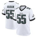 harde P.Eagles #55 Brandon Graham Player White Home Game Stitched Jerseys
