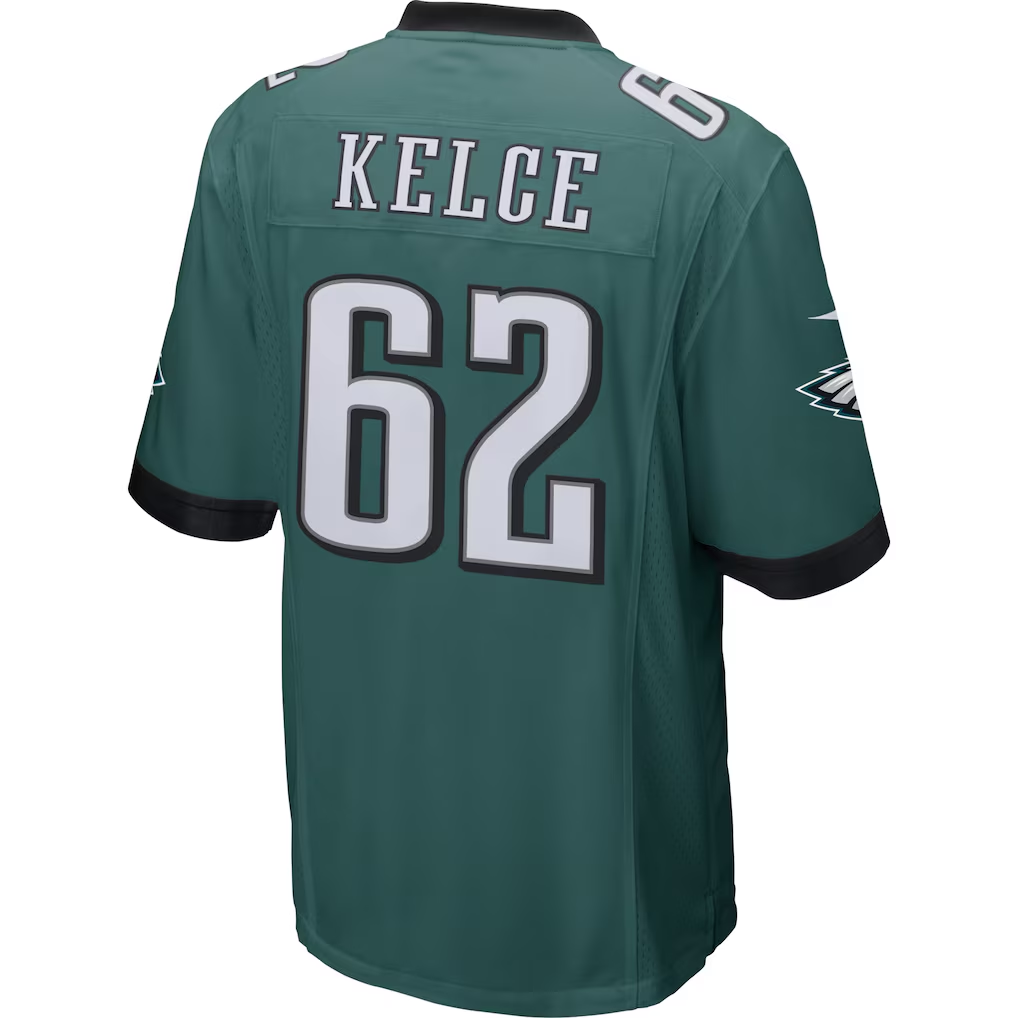harde P.Eagles #62 Jason Kelce Midnight Green Game Stitched Jerseys