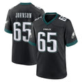 harde P.Eagles #65 Lane Johnson Player Black Game Home Stitched Jerseys