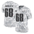 harde P.Eagles #68 Jordan Mailata Player Arctic Camo Salute to Service Limited Game Stitched Jerseys