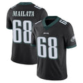 harde P.Eagles #68 Jordan Mailata Player Black Limited Vapor Untouchable Home Game Stitched Jerseys