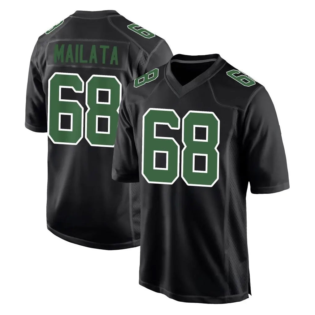 harde P.Eagles #68 Jordan Mailata Player Carbon Green Fashion Home Game Stitched Jerseys