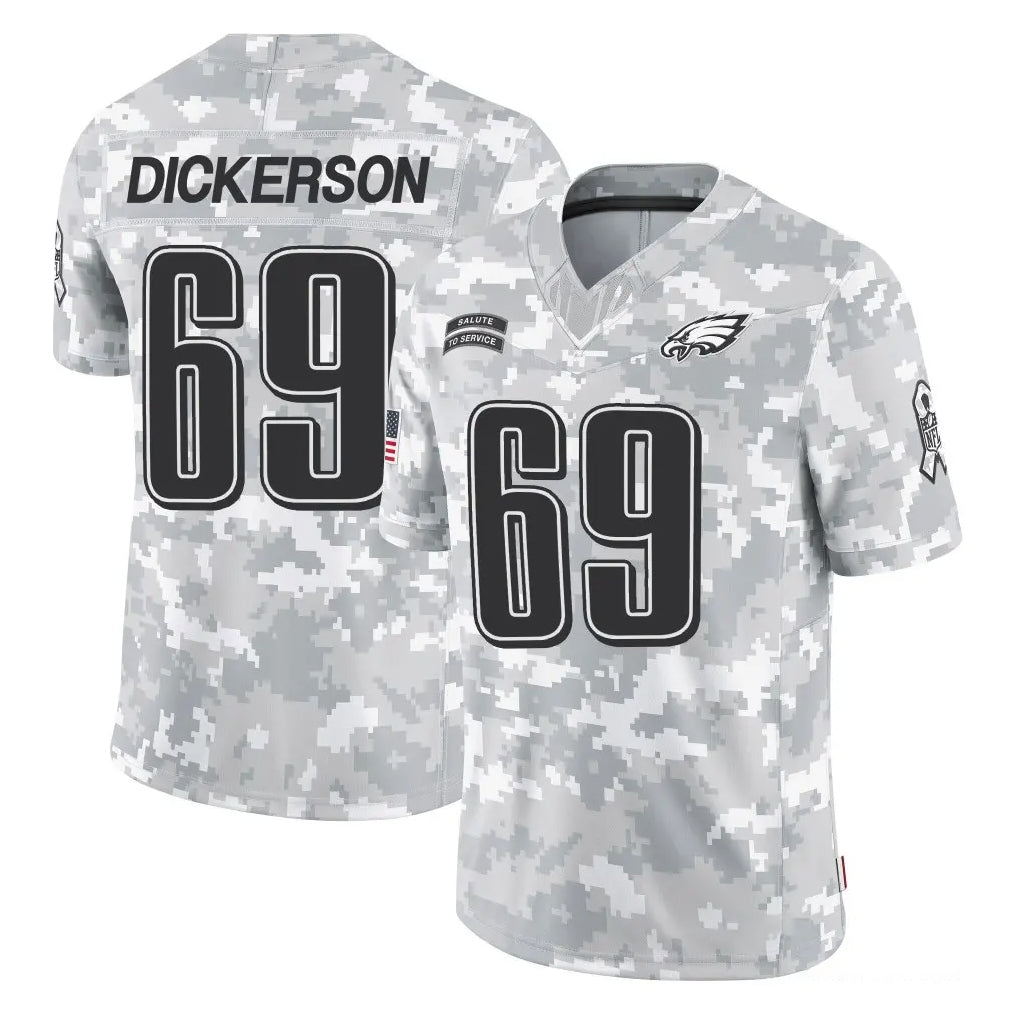 harde P.Eagles #69 Landon Dickerson Player Arctic Camo Salute to Service Limited Game Stitched Jerseys