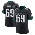 harde P.Eagles #69 Landon Dickerson Player Black Game Home Stitched Jerseys