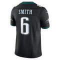 harde P.Eagles #6 DeVonta Smith Black Alternate Vapor F.U.S.E. Limited Stitched Jerseys