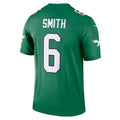 harde P.Eagles #6 DeVonta Smith Kelly Green Legend Player Performance Top Stitched Jerseys
