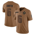 harde P.Eagles #6 DeVonta Smith Player Brown Salute To Service Limited Stitched Jerseys