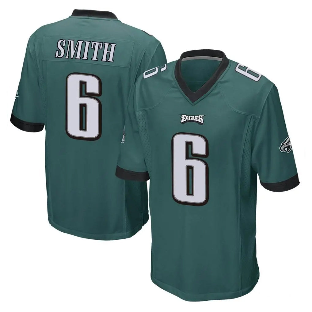 harde P.Eagles #6 DeVonta Smith Player Team Color Green Home Game Stitched Jerseys