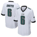 harde P.Eagles #6 DeVonta Smith Player White Home Game Stitched Jerseys