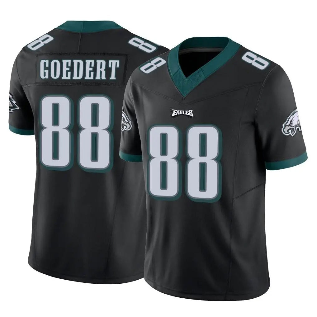 harde P.Eagles #88 Dallas Goedert Player Black Limited Vapor F.U.S.E. Home Game Stitched Jerseys