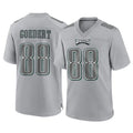 harde P.Eagles #88 Dallas Goedert Player Gray Atmosphere Fashion Home Game Stitched Jerseys