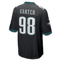 harde P.Eagles #98 Jalen Carter Player Black Alternate Game Stitched Jerseys