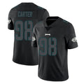 harde P.Eagles #98 Jalen Carter Player Limited Black Impact Home Game Stitched Jerseys