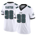harde P.Eagles #98 Jalen Carter Player White Limited Vapor F.U.S.E. Home Game Stitched Jerseys