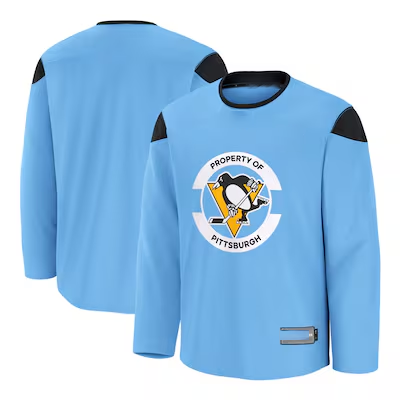 harde P.Penguins Blue Practice Jerseys