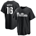 harde P.Phillies #16 Brandon Marsh Player Black Alt Fashion Home Game Stitched Jerseys