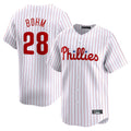 harde P.Phillies #28 Alec Bohm Player White Home Limited Stitched Jerseys