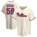 harde P.Phillies #59 Jhoan Duran Player Cream Home Game Stitched Jerseys