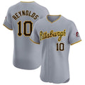 harde P.Pirates #10 Bryan Reynolds Player Gray Road Home Limited Elite Stitched Jerseys