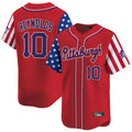 harde P.Pirates #10 Bryan Reynolds Player Red 2025 Independence Day Vapor Premier Limited Stitched Jerseys