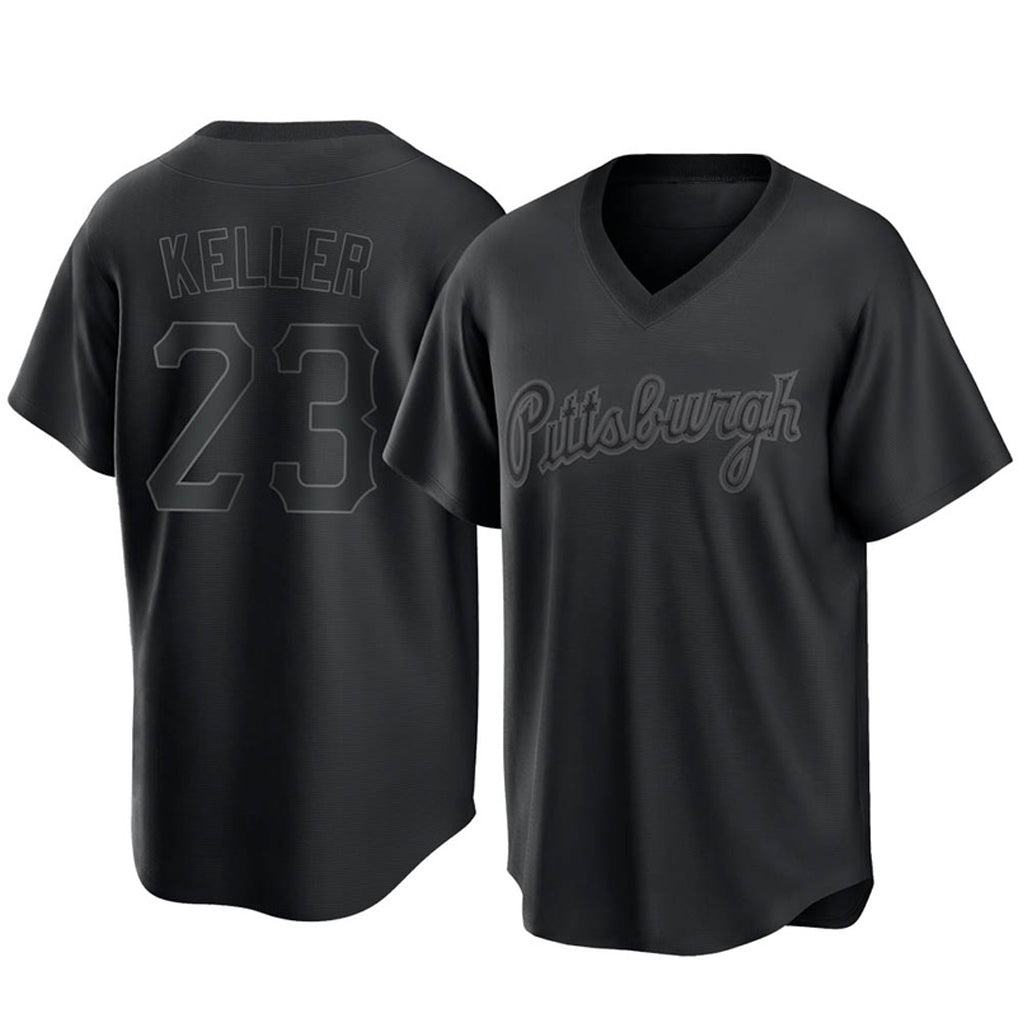 harde P.Pirates #23 Mitch Keller Player Black Fashion Home Game Stitched Jerseys
