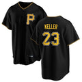 harde P.Pirates #23 Mitch Keller Player Black Home Game Stitched Jerseys