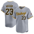 harde P.Pirates #23 Mitch Keller Player Gray Road Home Limited Stitched Jerseys