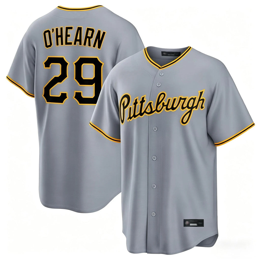 harde P.Pirates #29 Ryan O?¡®Hearn Player Gray Road Home Limited Game Stitched Jerseys