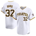 harde P.Pirates #32 Henry Davis Player White Home Limited Stitched Jerseys