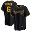 harde P.Pirates #6 Konnor Griffin Player Black Alt Home Game Stitched Jerseys