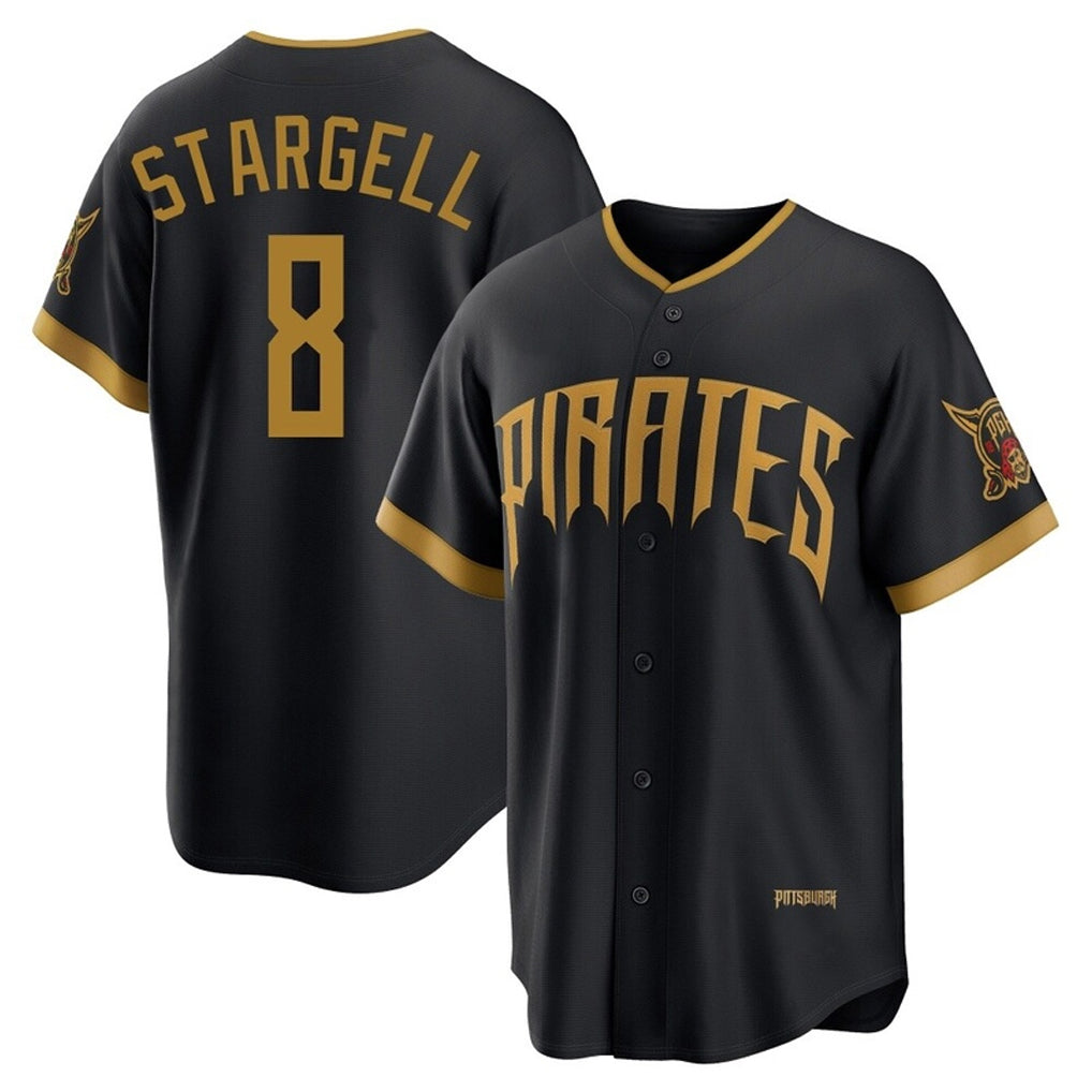 harde P.Pirates #8 Willie Stargell Player Black 2026 City Connect Home Limited Stitched Jerseys
