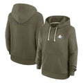 harde P.Steelers Olive Salute to Service Pullover Hoodies Limited Blank Player Stitched Jerseys