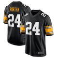 harde P.Steelers #24 Joey Porter Jr. Black Alternate Game American Stitched Jerseys