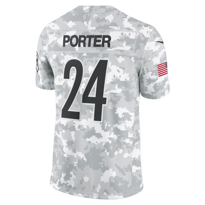 harde P.Steelers #24 Joey Porter Jr. Limited Salute to Service Stitched Jerseys