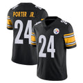 harde P.Steelers #24 Joey Porter Jr. Player Black Limited Vapor Untouchable Home Game Stitched Jerseys